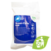 AF PC Screen Wipes Eco Refill PK100